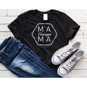 Georgia Mama Hexagon Shirt, Comfortable T-shirt